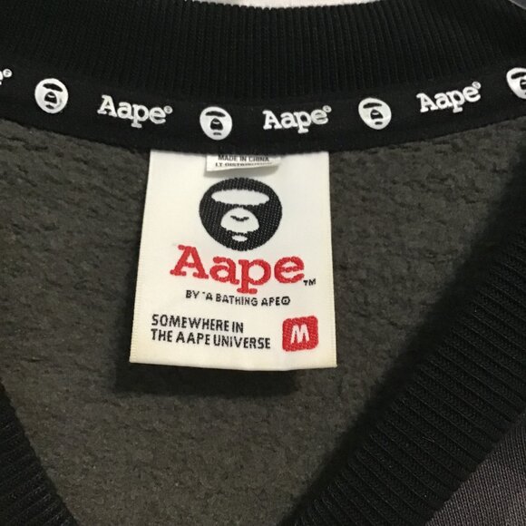 A Bathing Ape Aape Bape Crewneck Sweatshirt Size S - Picture 9 of 12